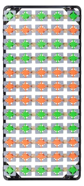 Rošt pod matrac - Ergonomický - Pružinový - 90 x 200 cm - Kov - Pro všechny postele a karavany
