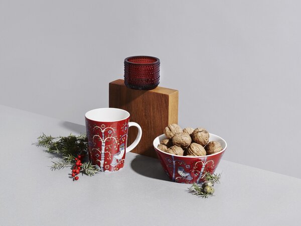 Talířek Taika iittala 12x12 cm červený