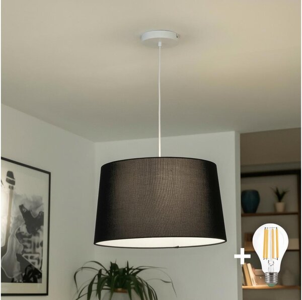 Brilagi - LED Lustr na lanku CERIA 1xE27/40W/230V pr. 45 cm černá