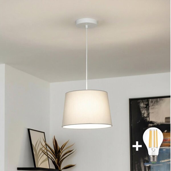 Brilagi - LED Lustr na lanku CERIA 1xE27/40W/230V pr. 30 cm šedá