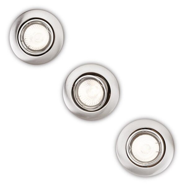 Philips 59243/17/E7 - SADA 3x Podhledové svítidlo 1xGU10/50W/230V