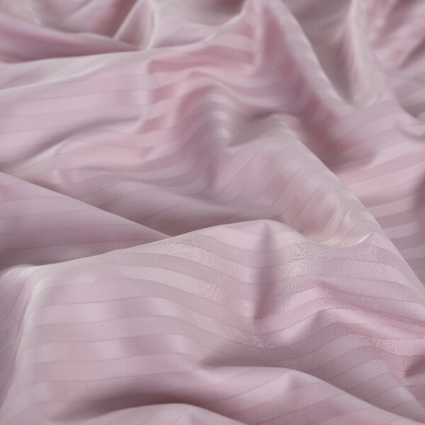 DARRÉ Damaškové saténové povlečení Pruh 10 mm - Light pink Velikost: 140 x 200 + 70 x 90