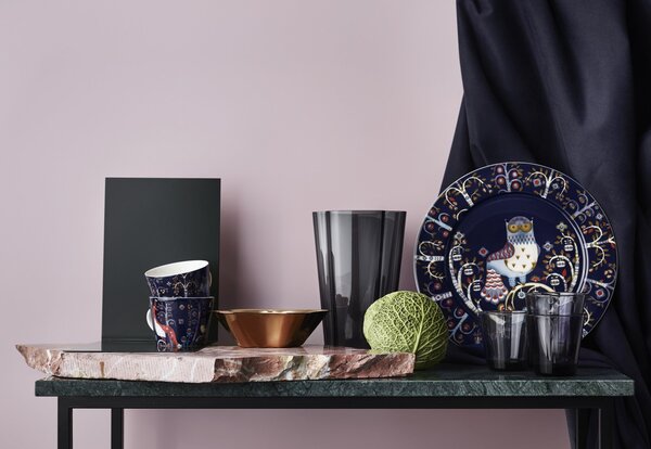 Váza Alvar Aalto 220mm tmavě šedá
