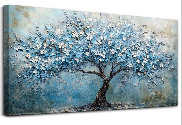 Plátno s motivem stromu života, vhodné jako dekorace do obývacího pokoje, rozměry 59 x 119 cm, kvalitní tisk s vysokým rozlišením