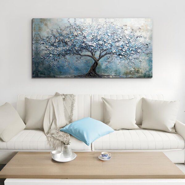 Plátno s motivem stromu života, vhodné jako dekorace do obývacího pokoje, rozměry 59 x 119 cm, kvalitní tisk s vysokým rozlišením