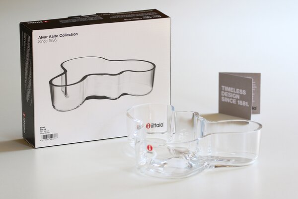 Miska Alvar Aalto Iittala bílá střední