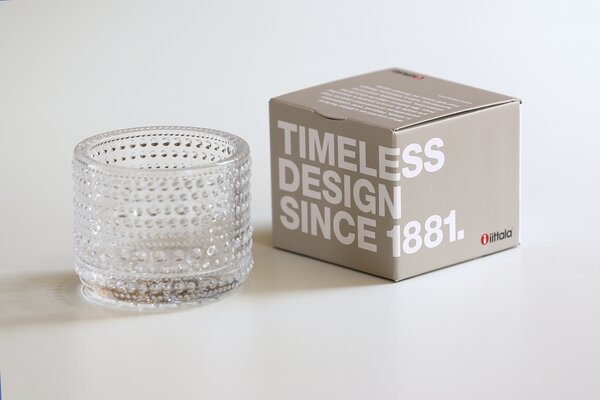 Svícen na čajovou svíčku Kastehelmi Iittala čirý