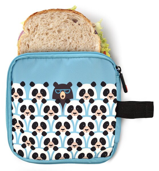 Dětský termoobal na sandwich Zipper, Iris Barcelona, modrý