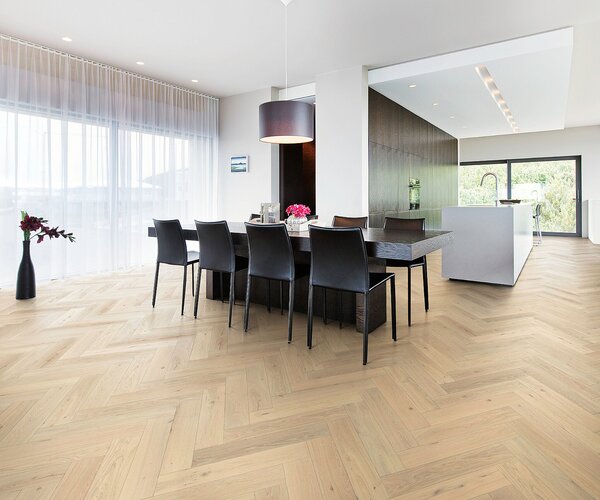 KAHRS Herringbone Dub cd krémově bílý 111PCDEKFVKE600 - 2.30 m2