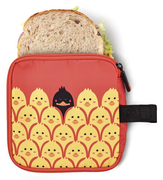 Dětský termoobal na sandwich Zipper, Iris Barcelona, červený