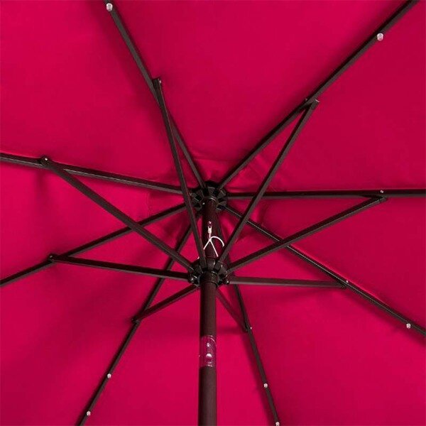 Cappa Garden Zahradní slunečník LED solární 270cm červený
