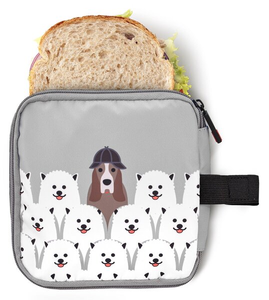 Dětský termoobal na sandwich Zipper, Iris Barcelona, šedý