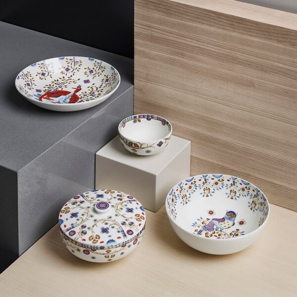 Servírovací mísa vzorovaná Taika iittala 1,45 l bílá *