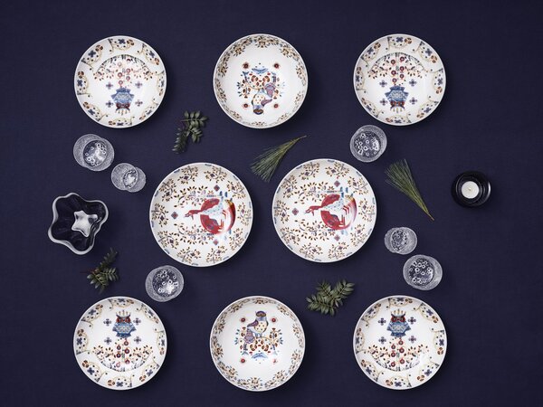 Servírovací mísa vzorovaná Taika iittala 1,45 l bílá *