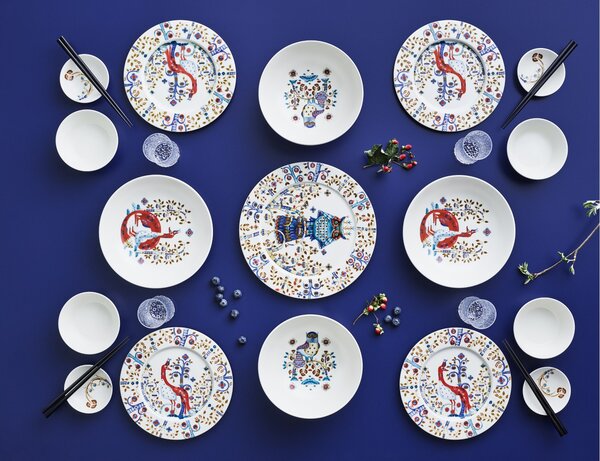 Servírovací mísa vzorovaná Taika iittala 1,45 l černá *