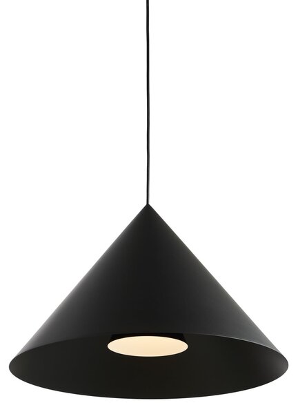 Závěsná svítidlo LOOM DESIGN, Hanzu, stmívatelné, Černá, Obývací pokoj, Hliník, Moderní