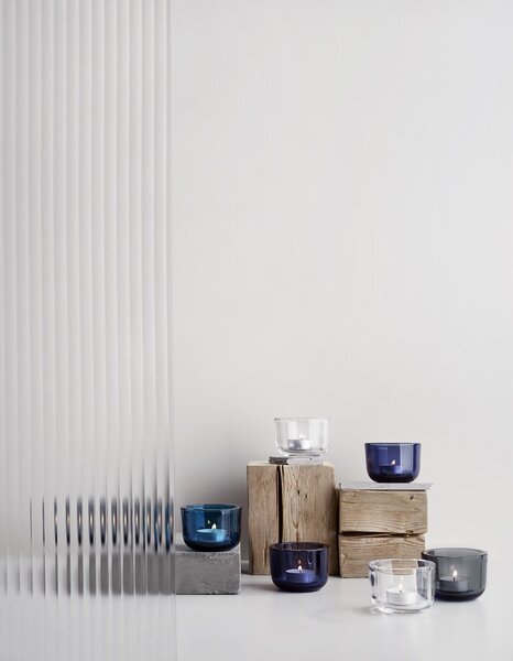 Svícen Valkea iittala mořský modrý __ *