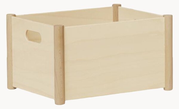 Stohovatelný úložný box z bukového dřeva Pillar