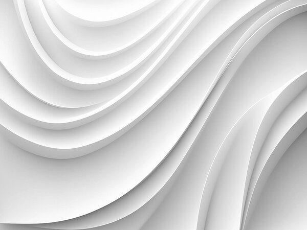 Fototapeta Bílé a šedé vlnovky, 3D fototapety, Populární fototapety, u94078 - Tapeko.co.cz