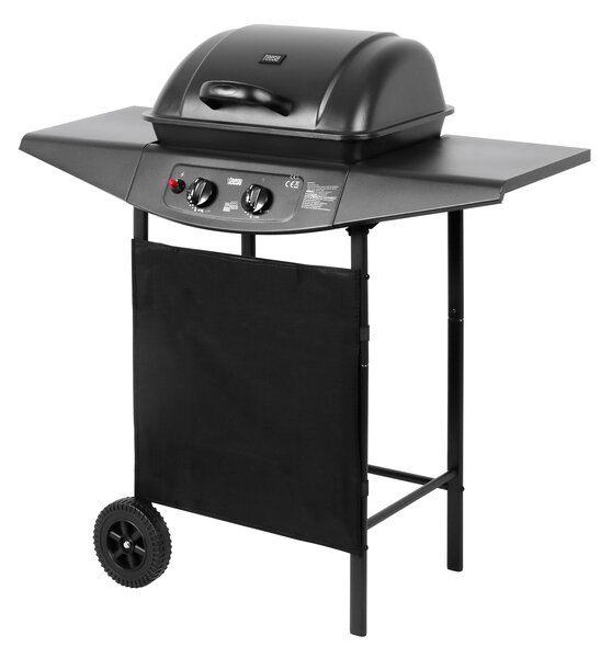 Teesa TSA0080 Plynový gril BBQ 2000, 2 hoáky, 5 kW, erná