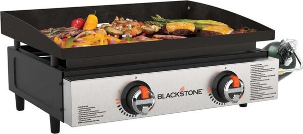 Plynový gril BLACKSTONE 2140 EU stíbrný a erný