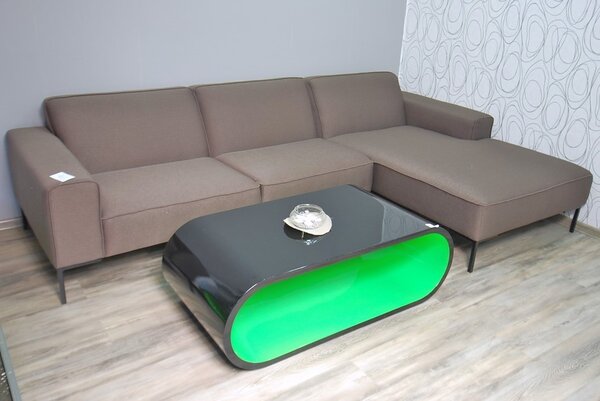 Křeslo sofa Dax rohové 75x290x170 cm textilie