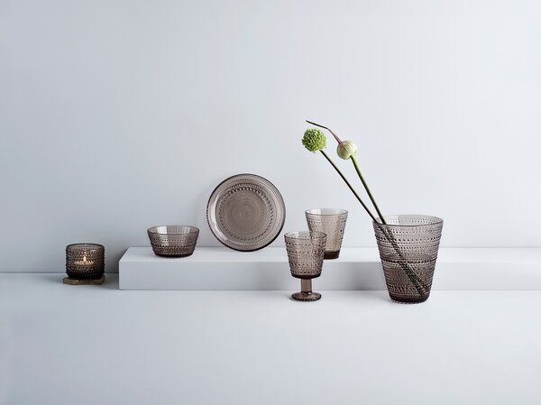Talíř Kastehelmi iittala 17 cm světle hnědý linen