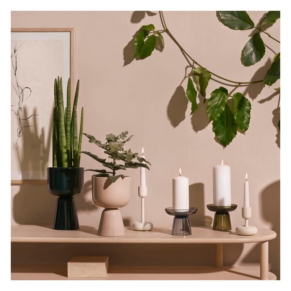 Květináč Nappula iittala nízký tmavě zelený *