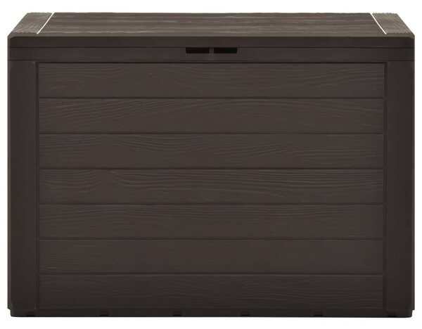 Zahradní úložný box hnědý 78 x 44 x 55 cm