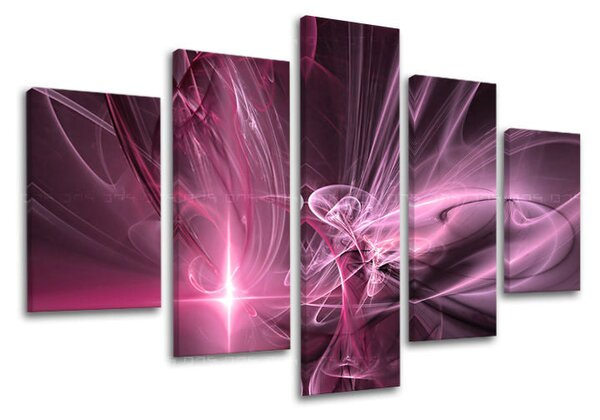 5dílný obraz na stěnu ABSTRAKT - 100x80 cm