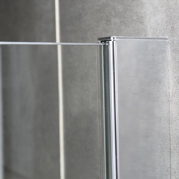 BPS-koupelny Sprchová zástěna Walk-in SH07C 90 chrom - bez vaničky