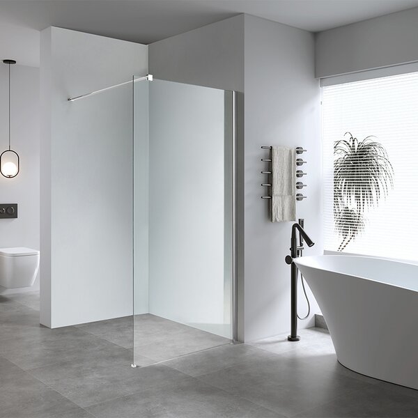 BPS-koupelny Sprchová zástěna Walk-in SH07C 90 chrom - bez vaničky