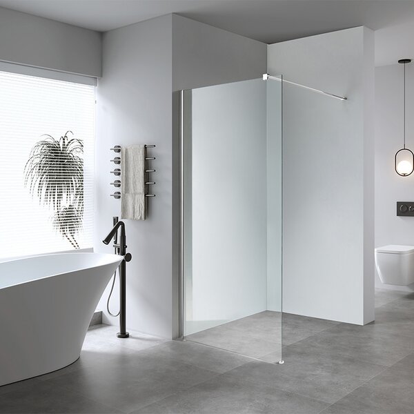 BPS-koupelny Sprchová zástěna Walk-in SH07C 90 chrom - bez vaničky