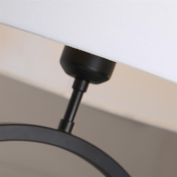 Searchlight EU93101WH - Stolní lampa ELEGANT 1xE27/60W/230V bílá