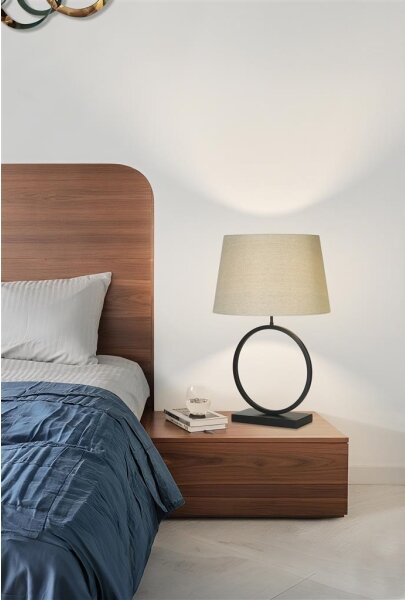 Searchlight EU93101NA - Stolní lampa ELEGANT 1xE27/60W/230V krémová