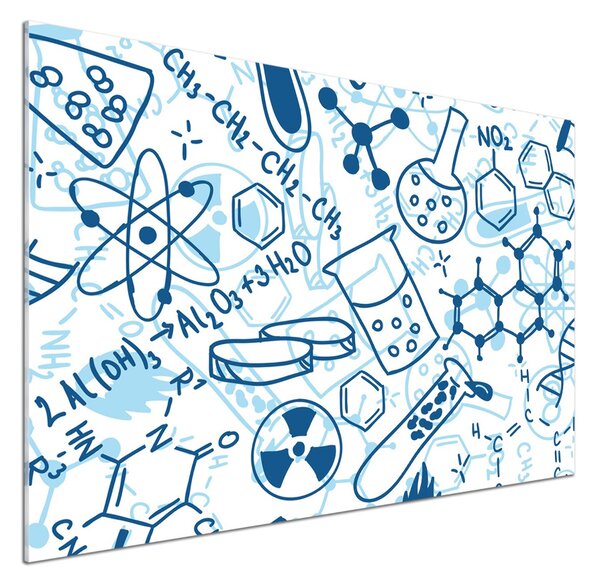 Dekorační panel sklo Chemie pozadí pksh-48800074