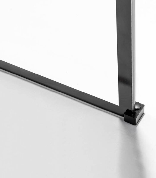 BPS-koupelny Sprchová zástěna Walk-in SH04A BL 70 černá/transparent - bez vaničky