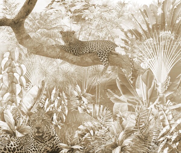 Fototapeta Leopard ležící na větvi stromu, Květinové fototapety, Populární fototapety, u94280 - Tapeko.co.cz