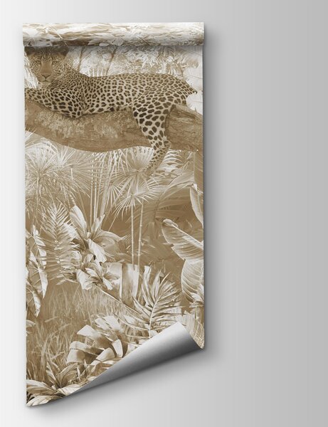 Fototapeta Leopard ležící na větvi stromu, Květinové fototapety, Populární fototapety, u94280 - Tapeko.co.cz