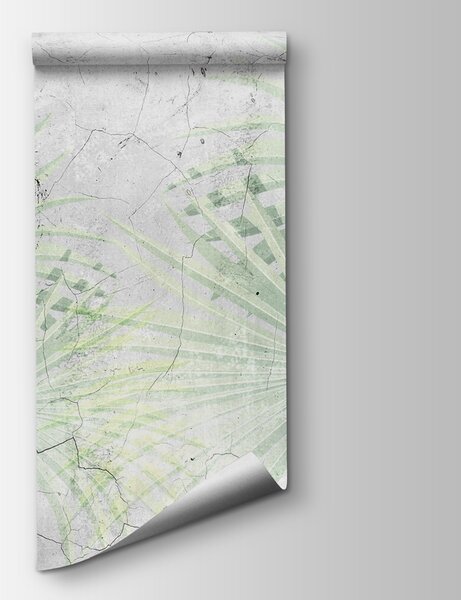 Fototapeta Stěna se vzorem listů, Fototapety s listy, Populární fototapety, u94284 - Tapeko.co.cz