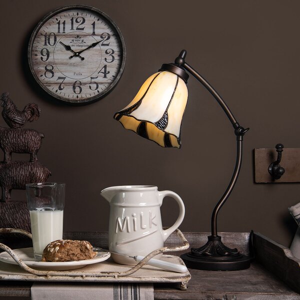 Stolní lampa Tiffany Veniq - Ø 15*46 cm 1x E14 / max 25w - Clayre & Eef