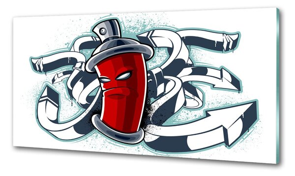 Skleněný panel do kuchynské linky Graffiti pksh-49198127