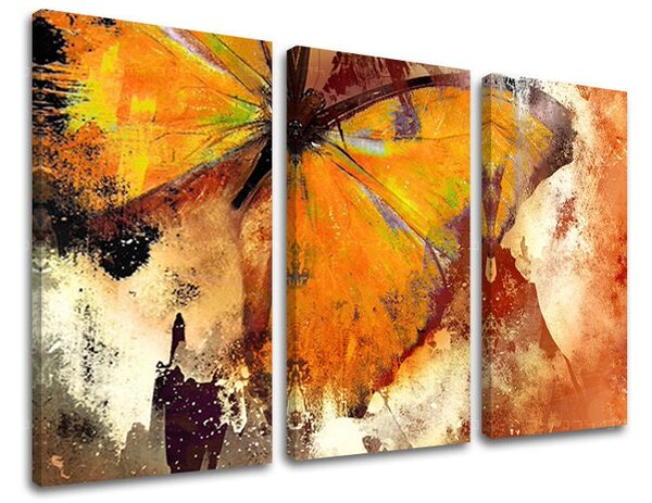 3dílný obraz na stěnu ABSTRAKT - 60x40 cm