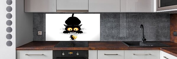 Dekorační panel sklo Kočka a myš pksh-49307628