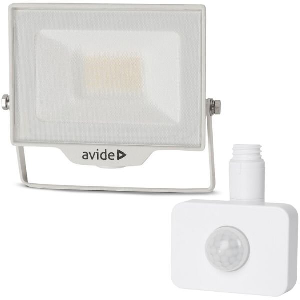 Prémiový ultratenký LED reflektor bílý 20W 2000lm, denní, s čidlem pohybu, 3 roky