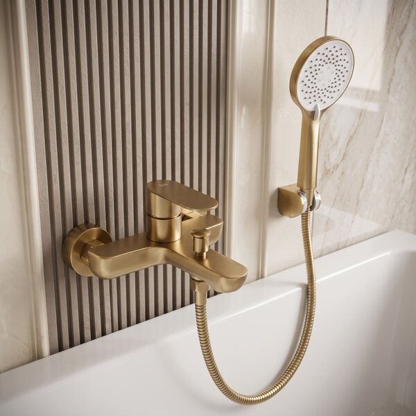 Koupelnová baterie REA Logan Brush Gold