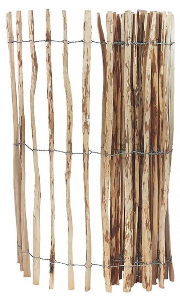 Zahradní plot z lískového dřeva - Plotová výplň - 150 cm výška - Pletený - Přírodní barva - 3 m délka - Na ohrádku zahrady, záhon, zahradu a rybník