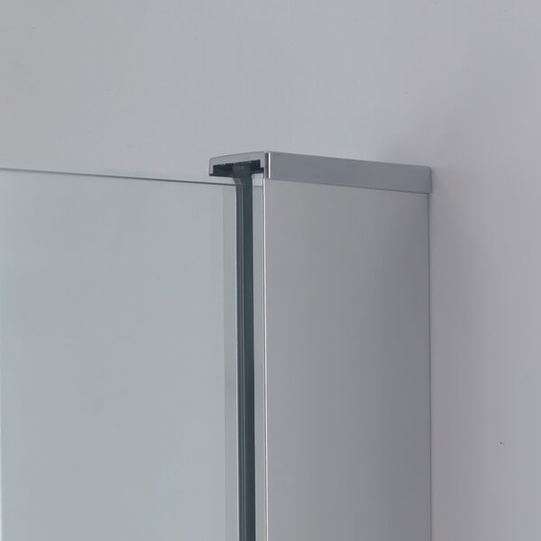 BPS-koupelny 2-dílná sprchová zástěna Walk-in SH07 DUO CR 90x90, chrom/transparent - bez vaničky