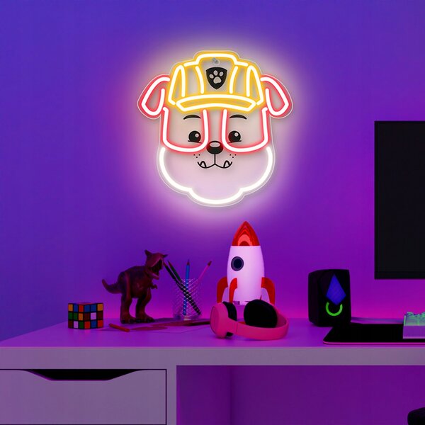 Noční lampa Tlapková patrola, vícebarevná