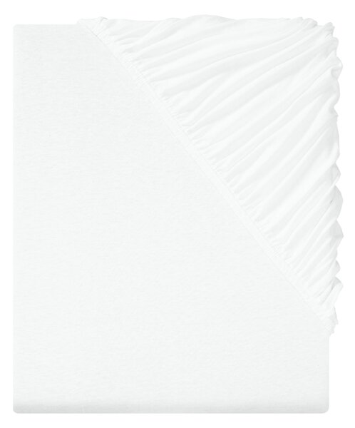 Livarno home Žerzejové napínací prostěradlo, 140-160 x 200 cm (bílá) (100389516002)